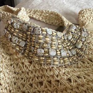 Beaded Crochet Women's Bag